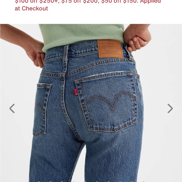 💥EUC💥 Levi’s Button Fly “Wedgie Fit” High Rise Jeans👖- Size 29” waist ✨✨✨ - Picture 5 of 12